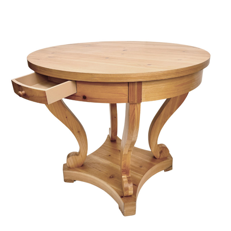 Table basse avec pieds courbés et table de bout