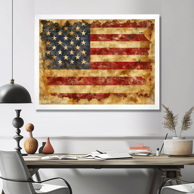 Le drapeau de la Constitution des États-Unis. III - Art mural patriotiste américain