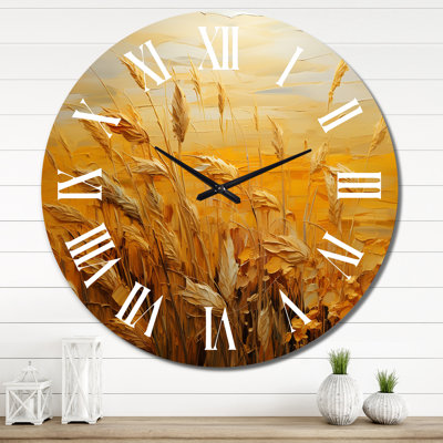 Kamouri - Horloge murale paysage abstrait