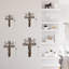 Peaceful Coexistance - Colombe et arbre, décoration murale abstraite moderne, décoration murale suspendue-124838371-124838370