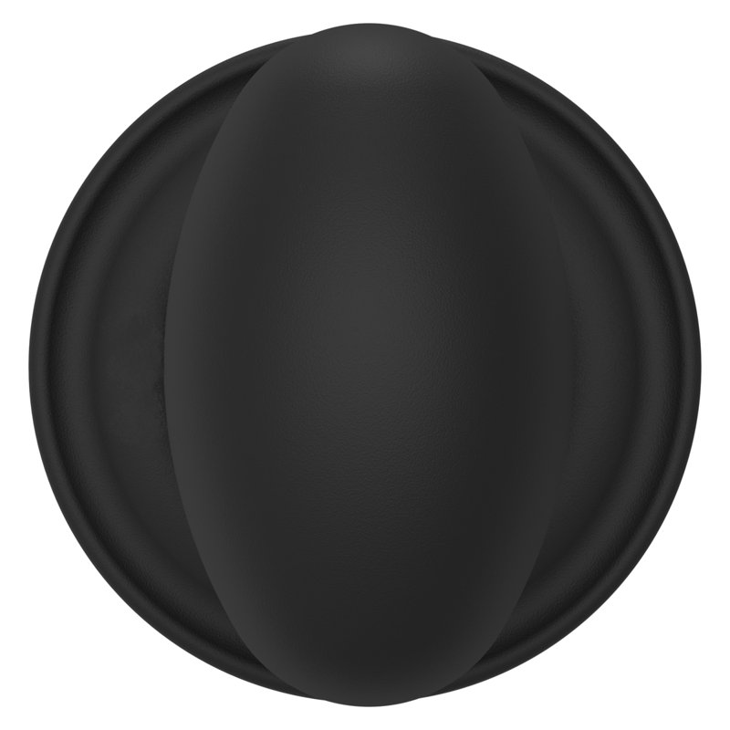 Passage (Hall & Closet) Door Knob, Satin Black