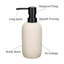 2-Pack Matte Beige Hand Soap Dispenser Set | Sandstone Textured Resin for Bathroom & Kitchen