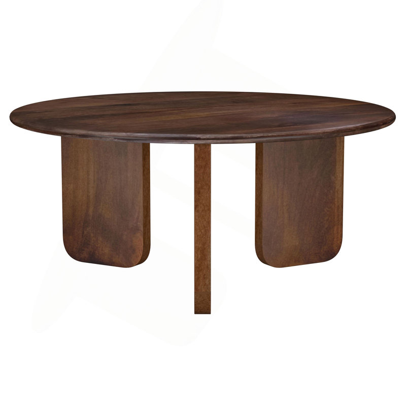 Columbo Brown Round Coffee Table