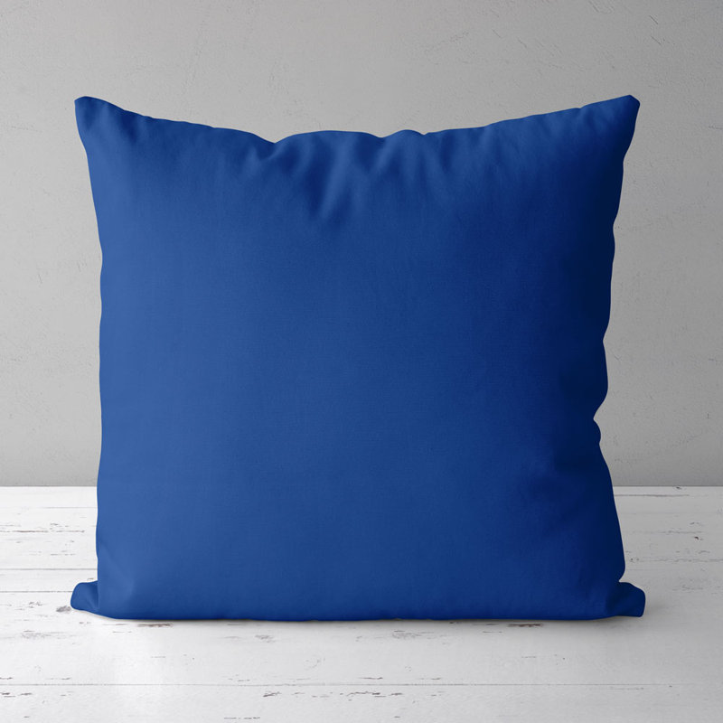 Housse et insert de coussin carré Tiya, Bleu marine