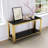 Clodoveo 47.24'' Glass Top Console Table-299762976-299762983