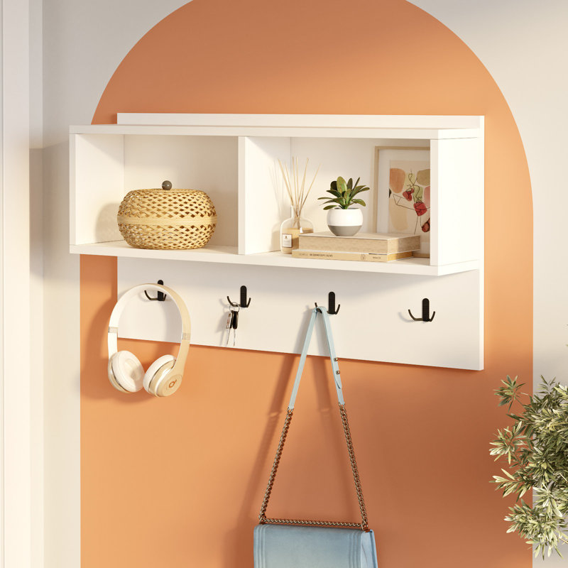 Locelso Floating Shelf, White