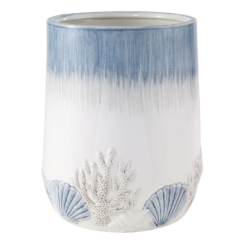 Abstract Coastal Bath Bathroom Storage Container