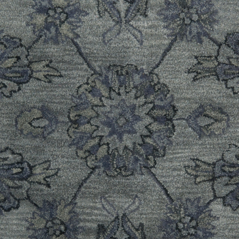 Dunbar Hand Tufted Wool Floral Rug, Runner 2'3" x 12'