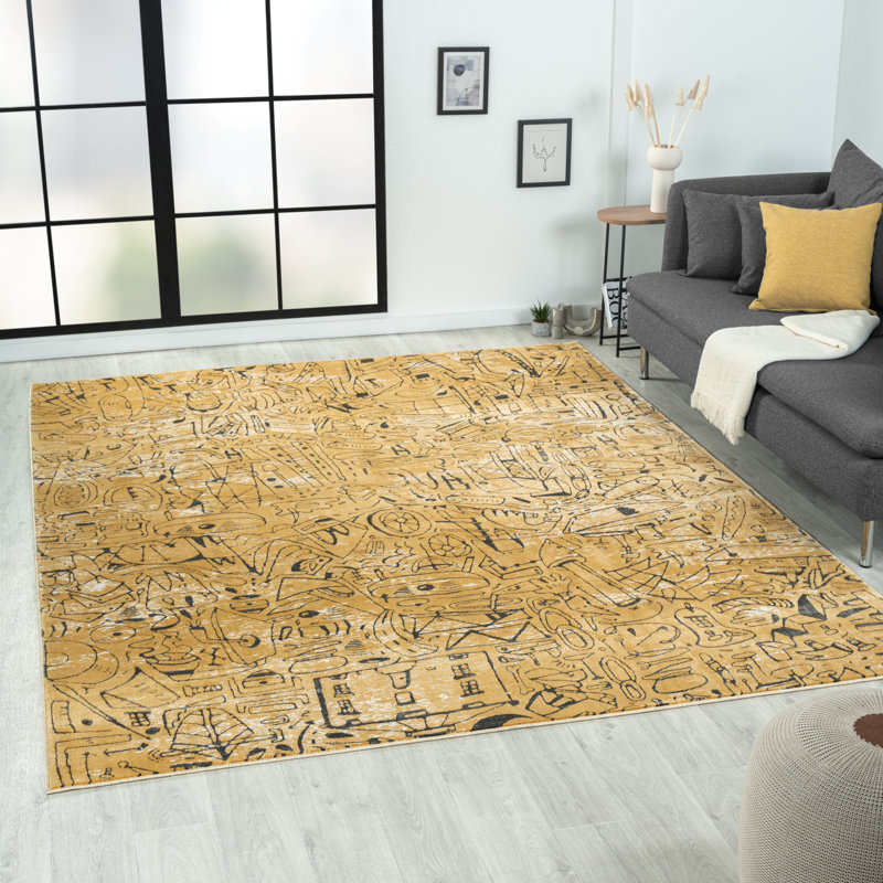 Detisha Indoor Rug, Rectangle 5'3" x 7'6"