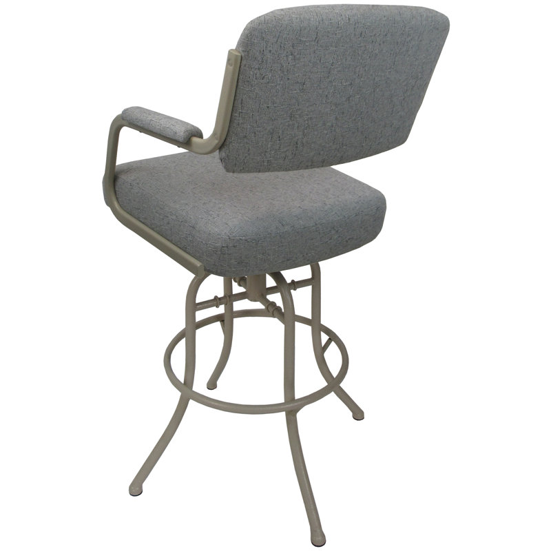Tabouret de bar pivotant 30 po Jomiah, Beige, Crème