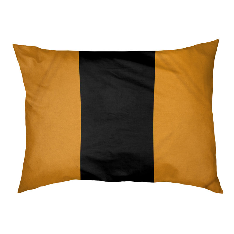 Coussin Designer, Grand (L 40 po x l 50 po), Jaune / noir / jaune