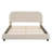 Queen Size Velvet Upholstered Platform Bed,Solid Frame And Stylish Curve-Shaped Design-323356584