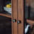 Retro style home storage bookcase