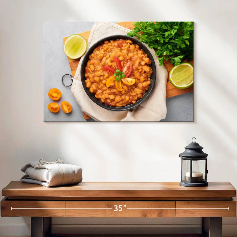 Egyptian Fava Beans, 34" H x 51" W