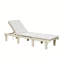 Sadir 200cm Long Acacia Sun Lounger