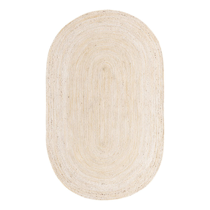 Tapis chindi tressé Ne Wilson, Ovale 5 pi 1 po x 8 pi