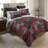 Your Lifestyle by Donna Sharp Red Forest 3PC Rustic King Quilt Set-1639844158