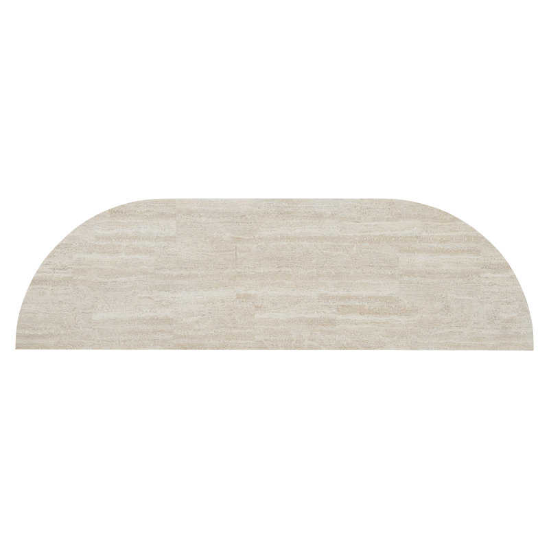 Berkshire 54'' Beige Stone Top Console Table
