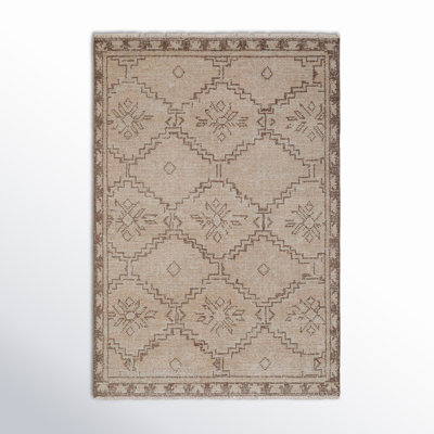 Hand-Knotted Oriental Wool Rug