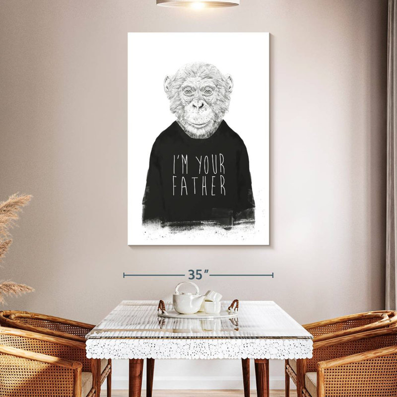 Brampt I'm Your Father, 51" H x 34" W