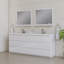 Ensemble de meuble-lavabo double 84 po Arjina-473727005