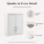 Armoire de cuisine murale 26 po H avec tablettes réglables-129171936-129171937