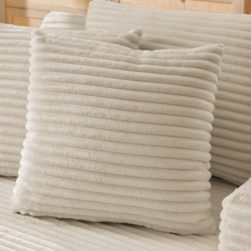 Méridienne simple, paresseuse, sans assemblage, fabriquée en tissu de velours, Beige