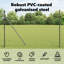 Euro Fence With 7 Posts Galvanised Steel-1314009024-1314009086