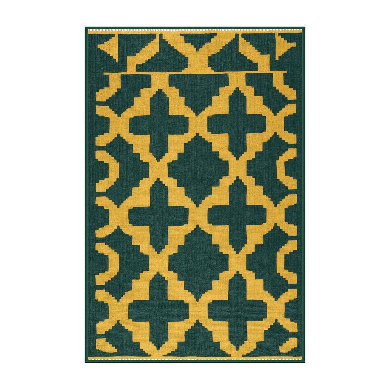 Tapis vert en treillis lavable à la machine, Tapis de couloir 2 pi x 5 pi
