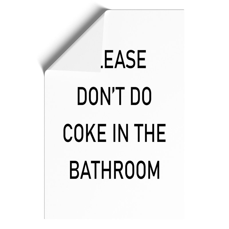 Coke - Frameless Print, 30cm H x 21cm W x 0.1cm D