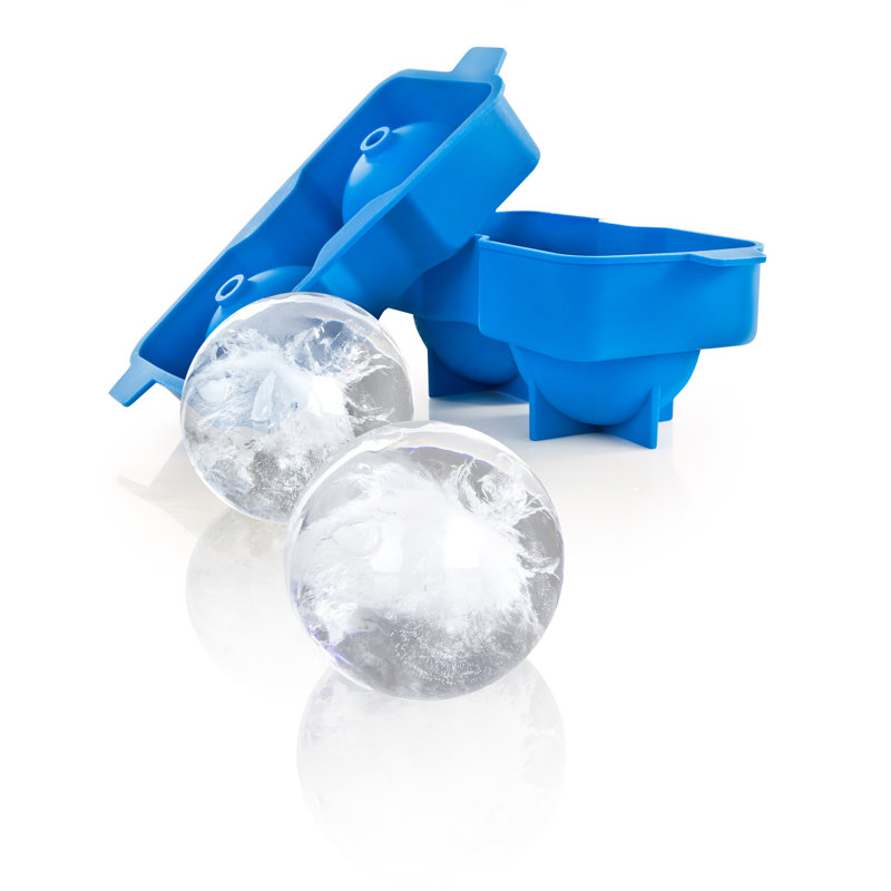 Moule à sphère de glace en silicone 2,25 po Neptune