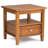 Warm Shaker Solid Wood End Table with Storage Drawer-76013713-65850800