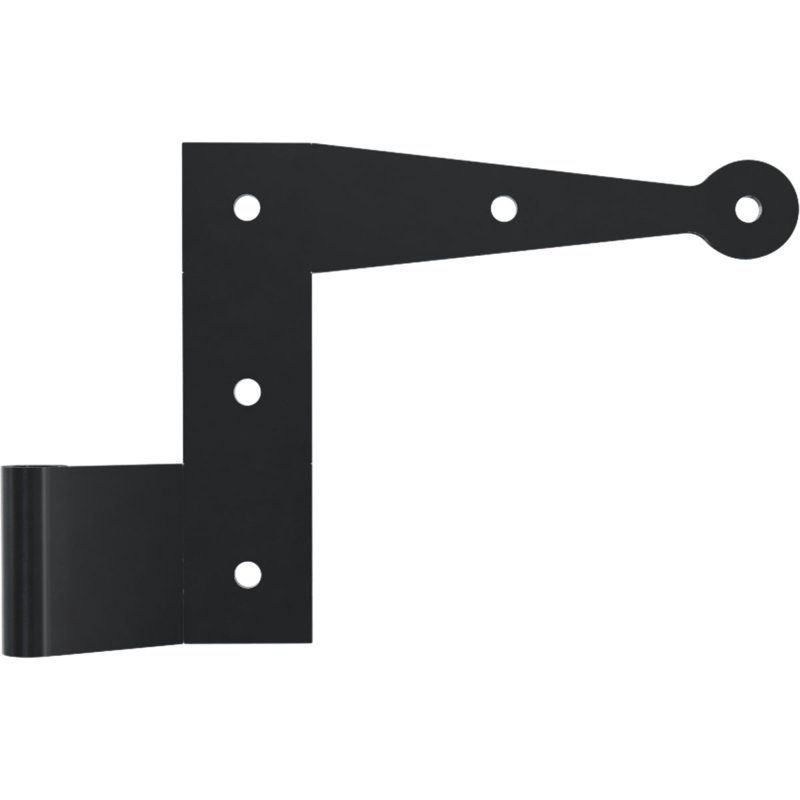 Charnière en L SteelTek avec ensemble de volets décalés de 1/2 po, pour les hauteurs de 60 à 80 po (comprend 2 paires de charnières en L, 2 paires de charnières plates)