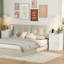 Dornisha 17'' W Solid Wood Nightstand, 3 Drawer Nightstand With Charging Station(Set Of 2)-712428630-712428628