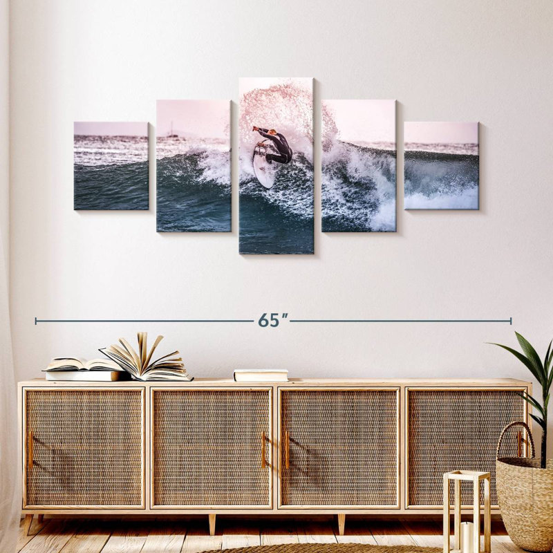 Morning Surfer, H 24 po x l 55 po