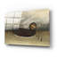 Art mural en verre acrylique August Black® «Black Duck» par David Carter-1616923459