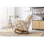 Chaise berçante rembourrée Peral