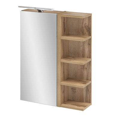 Matteo Surface Mirrored Bathroom Cabinets with Mirror and 7