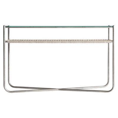 Kendo 56.25'' W Glass Console Table