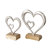 Dua Double Heart Figurines