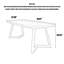 Bureau rectangulaire en bois massif-1553039128