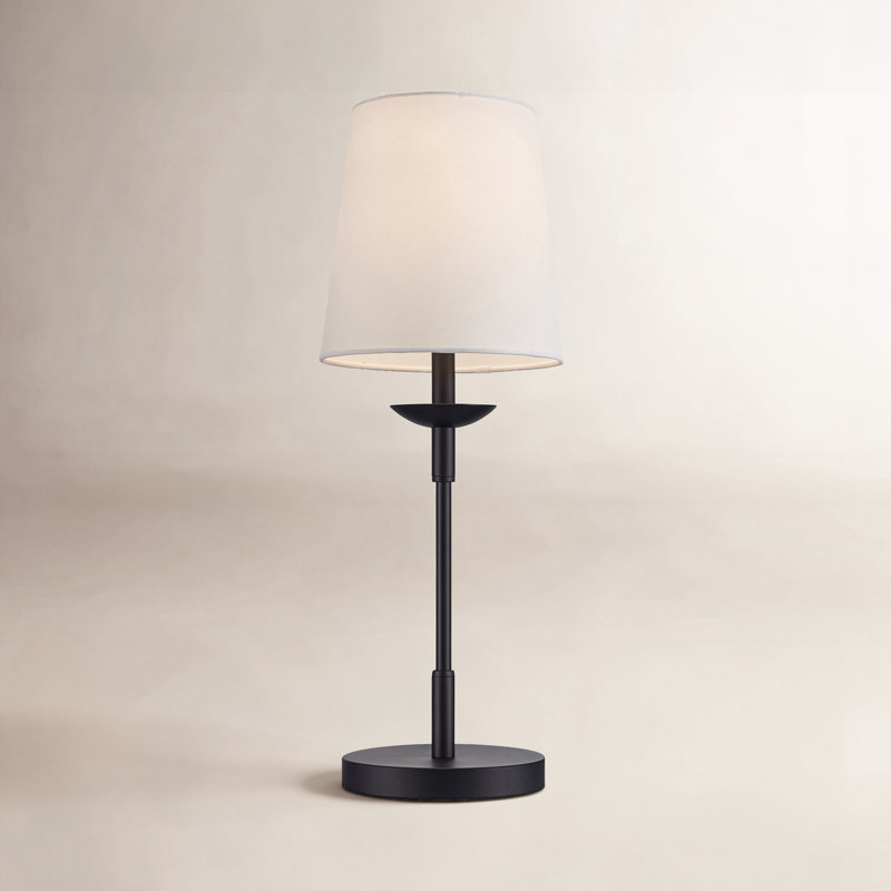 Charter Dimmable Iron Bowl Table Lamp, Black