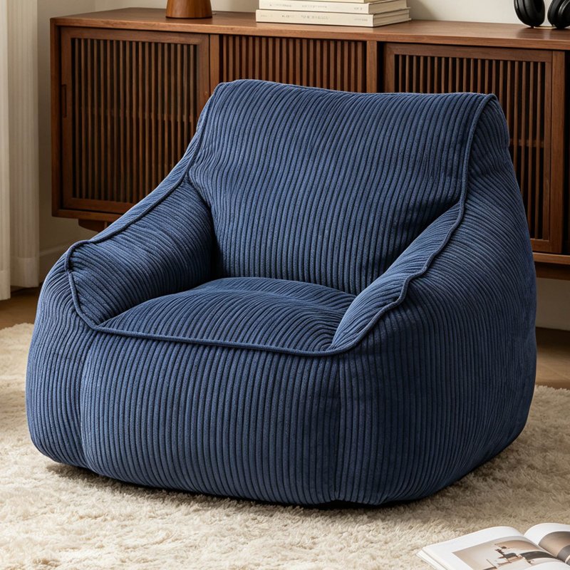 Fauteuil à billes Giant, Bleu très foncé