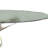 Tria Round Glass Top Metal Base Dining Table