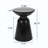 Outdoor Metal End Table -Large-643052170