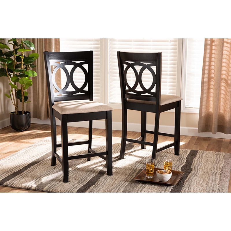 Tabouret de comptoir 25 po Britte, Lin beige