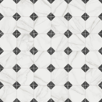 Merzoni Yard 17-7/8 In. X 17-7/8 In. Porcelain Floor And Wall Tile
