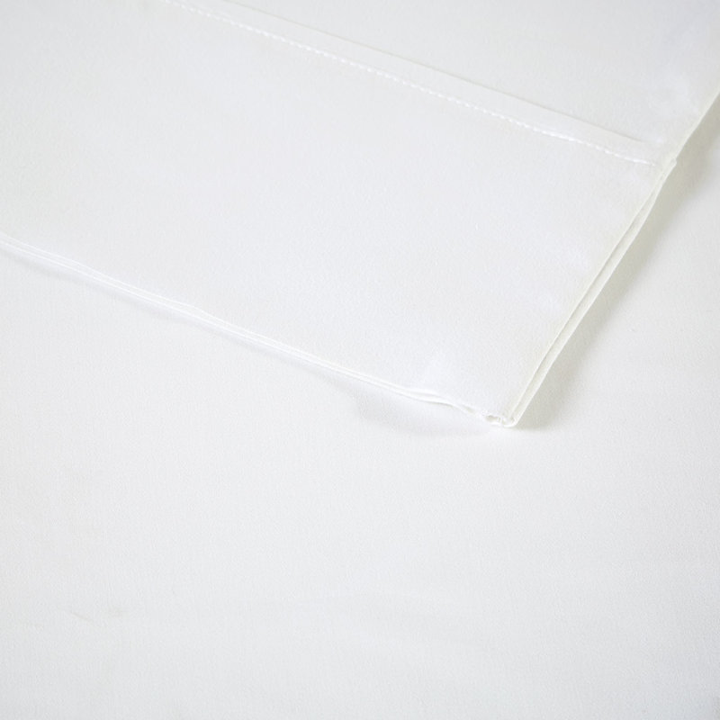 Taies d'oreiller 2 pièces 1500 fils Gracie Mills Reeve, Blanc