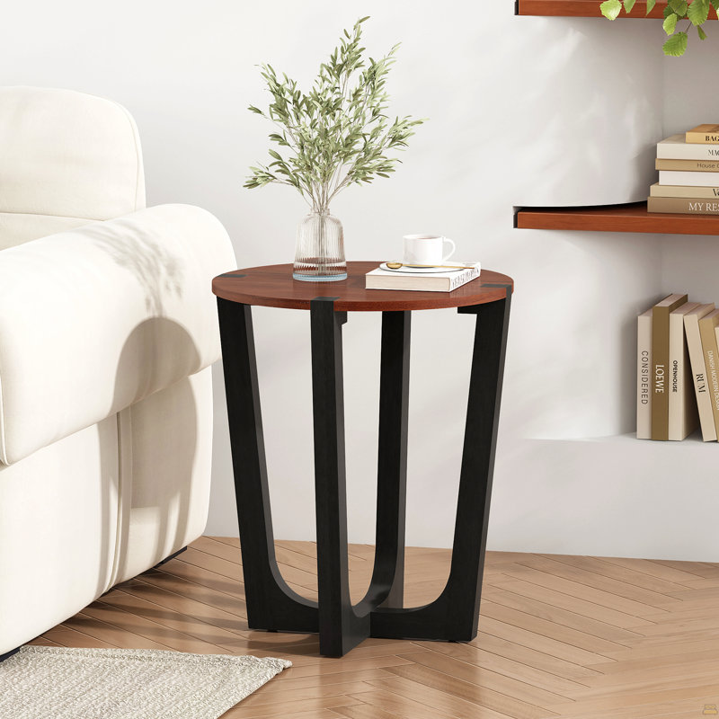 Table d'appoint en bois d'acacia massif