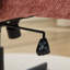 Chaise de bureau pivotante en chenille avec accoudoirs convertibles et coussin double pour bureau à domicile, crème-129963545